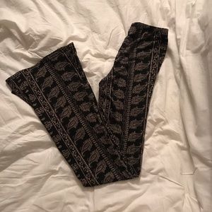 Slim bell bottom pants